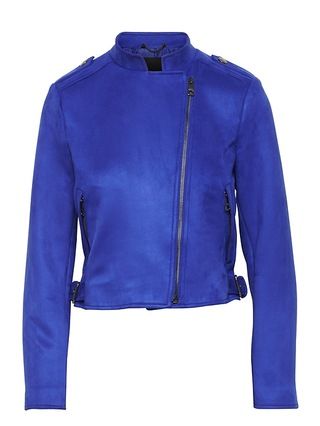 Vegan Suede Moto Jacket | Banana Republic US