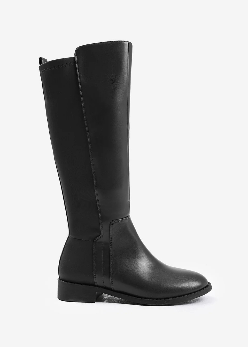 Where's That From Parker Black Wide Calf Knee High Boots | Matalan (UK)
