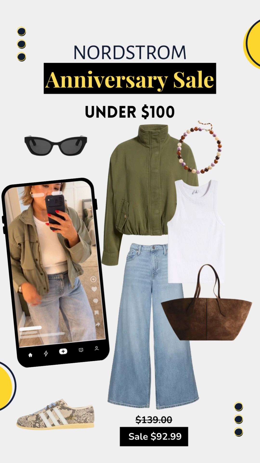 This year’s version is a super cute bubble hem still with a fennel neck, under $100!

Linked up the exact jeans I’m wearing and the same tank. I’m wearing as well both under $100 too.

#LTKootd #LTKOver40 #LTKSaleAlert
