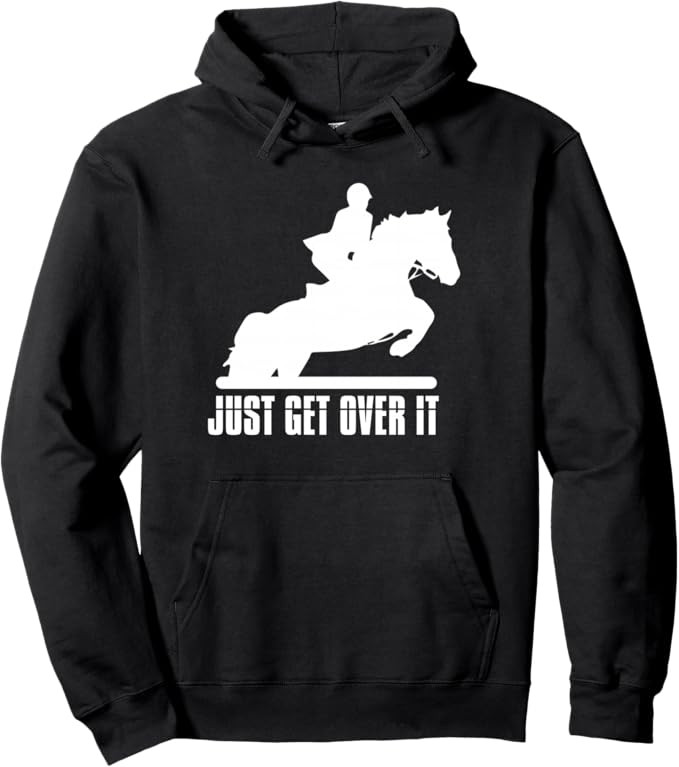 English Riding Hunter Jumper Girl Riding Horse Pullover Hoodie | Amazon (US)