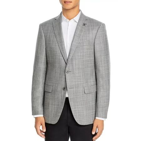 John Varvatos Star USA Mens Slim Fit Wool & Silk Sport Coat 38S Grey Blazer | Walmart (US)