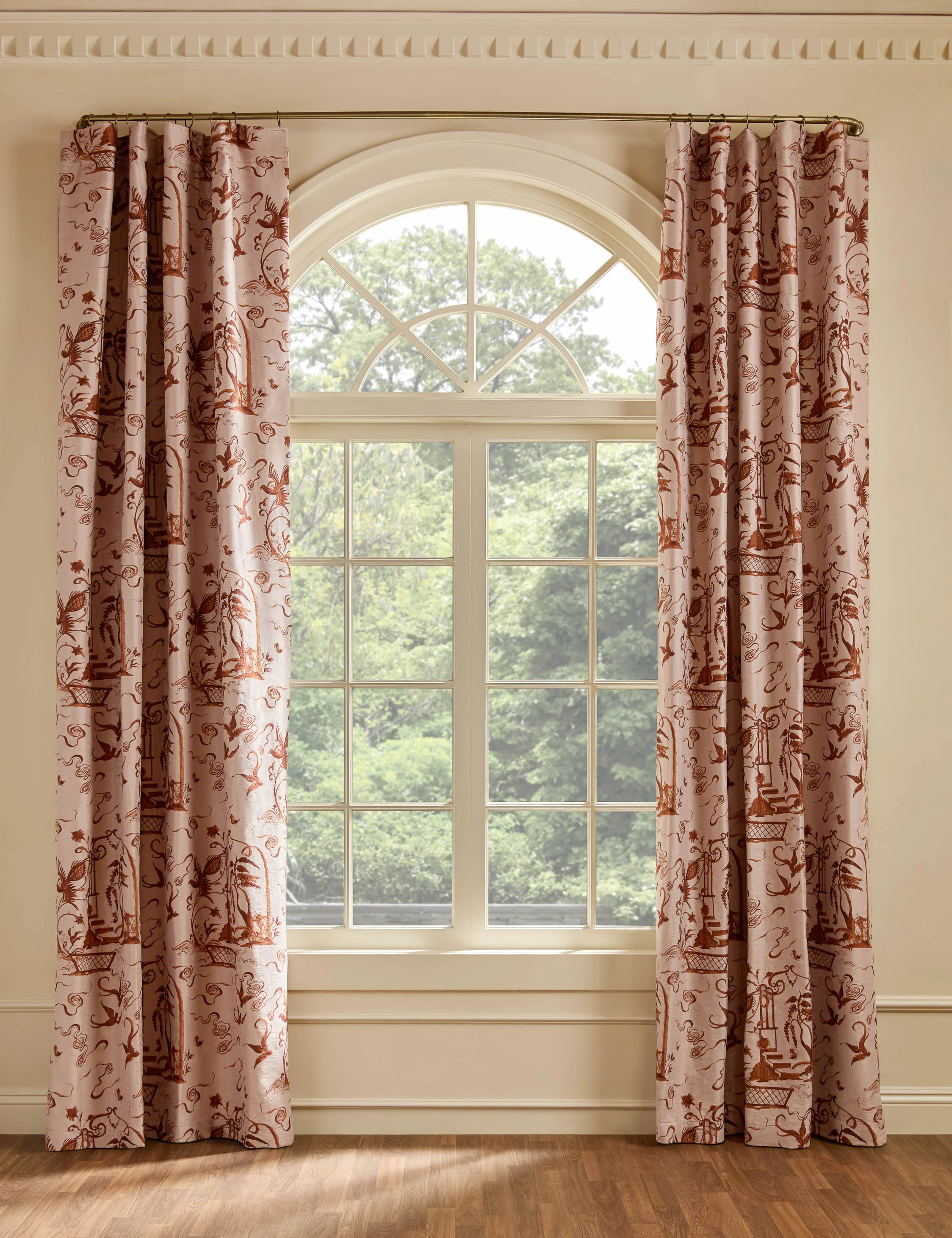 Misha Toile Curtain Panel | Lulu and Georgia 