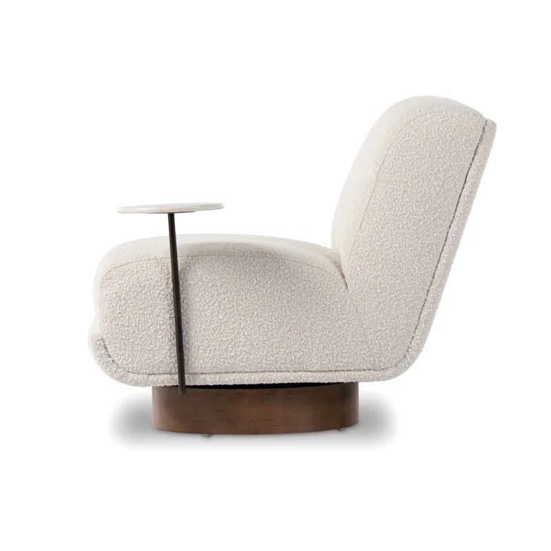 Bodi Upholstered Swivel Slipper Chair | Wayfair North America