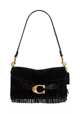 COACH Tabby Shoulder Bag with Crystal Beaded Fringe | Belk