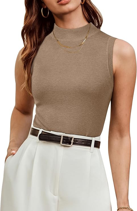 Arach&Cloz Womens Wool Blend Sweater Soft Turtleneck All-Season Casual Tank 2025 | Amazon (US)