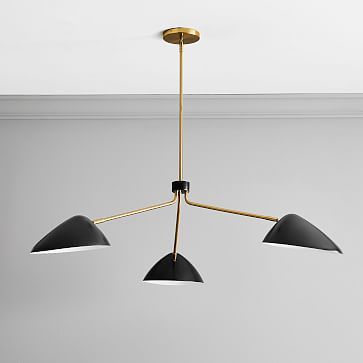 Curvilinear Mid-Century Chandelier (55") | West Elm (US)