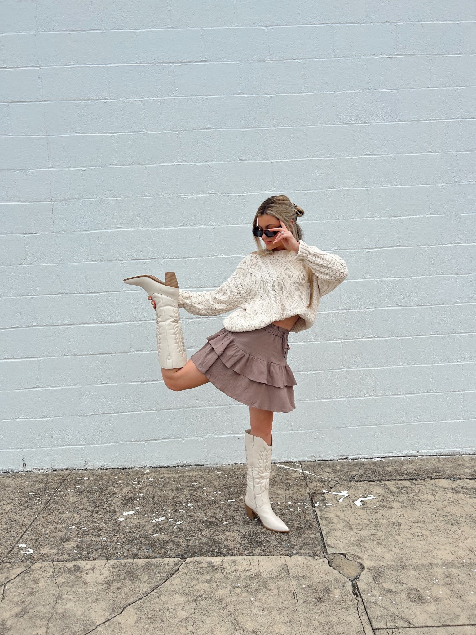 Wearing a size medium in the top & bottom! Bottoms are shorts (: 

Shoes are from shoedazzle - but linked similar cowgirl boots from Amazon (:

Concert outfit, spring outfit, ootd

#LTKStyleTip #LTKShoeCrush #LTKFindsUnder50