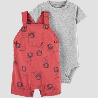 Baby Boys' Lion Top & Bottom Set - Just One You® made by carter's Red | Target