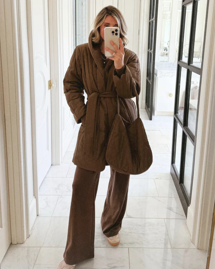 Splendid x @Cellajaneblog Quilted Coat | Splendid