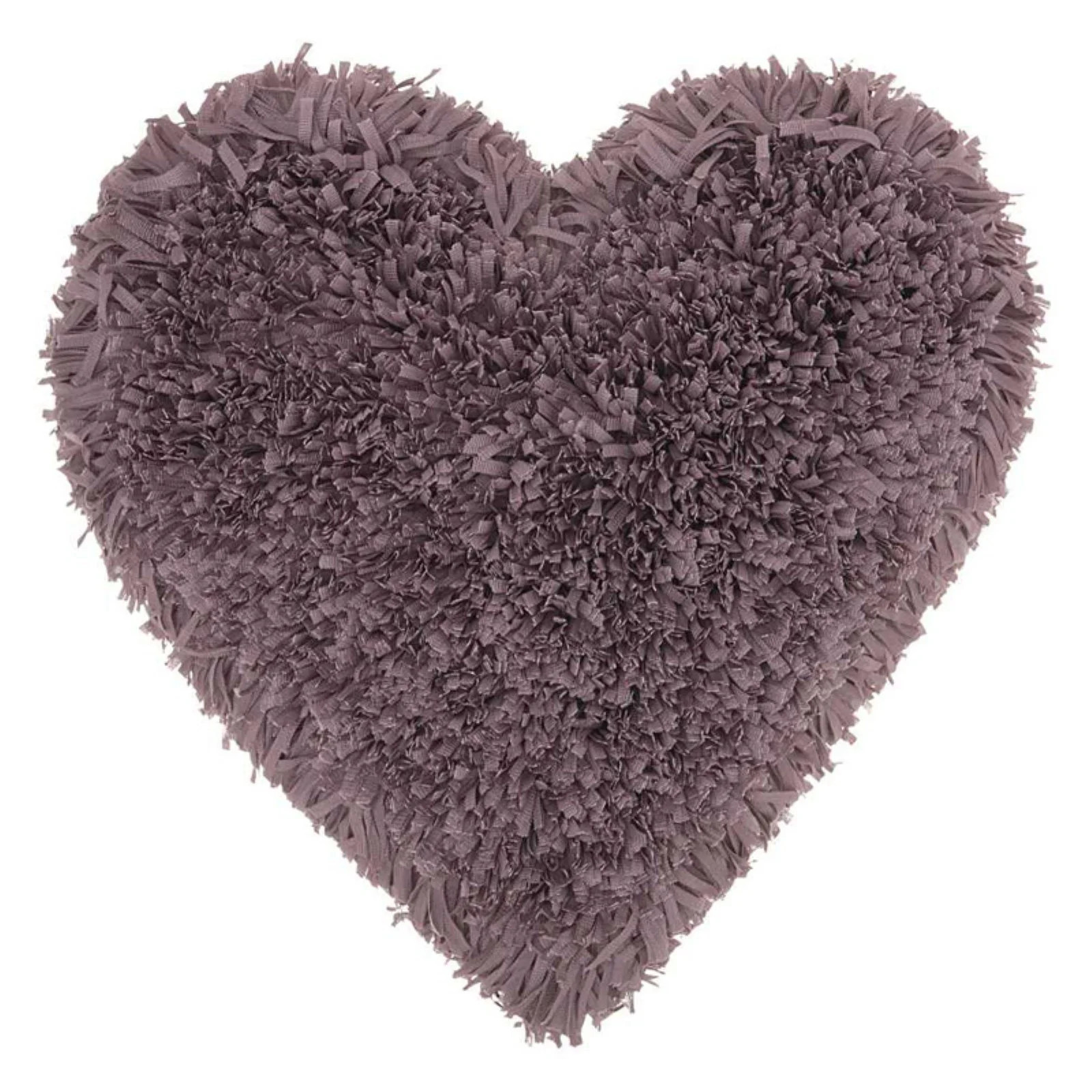 Nourison Frame Heart Shag Decorative Throw Pillow, 18" x 18", Lavender - Walmart.com | Walmart (US)