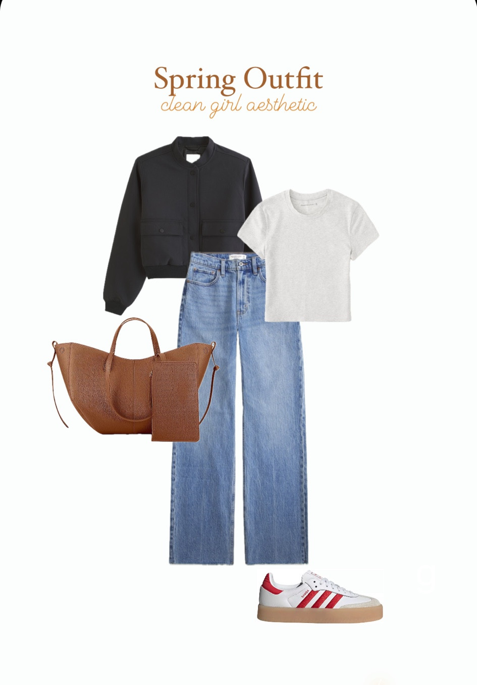 spring outfits, spring outfits 2024, spring outfits amazon, spring fashion, february outfit, casual spring outfits, spring outfit ideas, cute spring outfits, cute casual outfit, date night outfit, date night outfits, belt bag, cream bag, shoulder bag, vacation outfit, resort outfit, spring outfit, resort wear, polene bag, brown tote bag, tote bag amazon, abercrombie jacket, cropped jacket, white jacket, spring jacket, bomber jacket, cream sneakers, white sneakers, adidas sneakers, adidas gazelle sneakers, clean girl aesthetic

#LTKfindsunder100