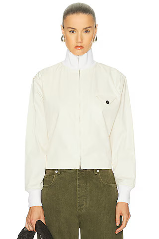 Twill Zipped Jacket | FWRD 