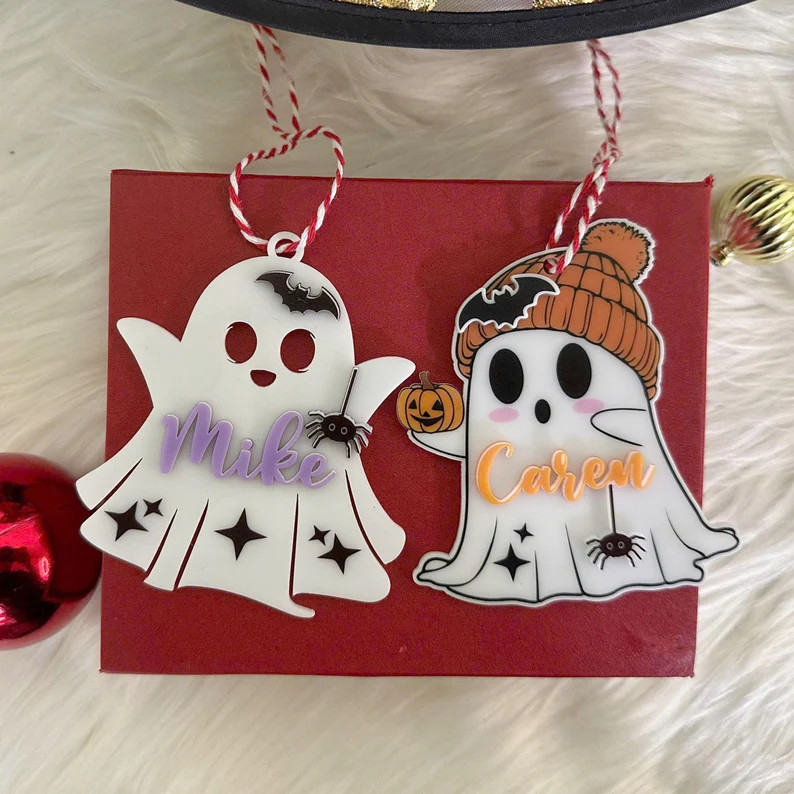 Personalized Boo Basket Tags, Halloween Basket Tag, Ghost Tag, Halloween Name Tag, Trick or Treat... | Etsy (US)