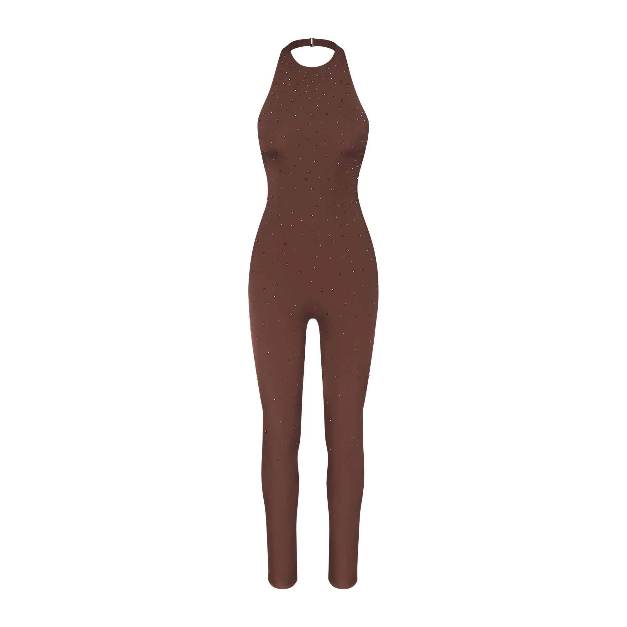 JELLY SHEER HALTER CATSUIT | SKIMS (US)