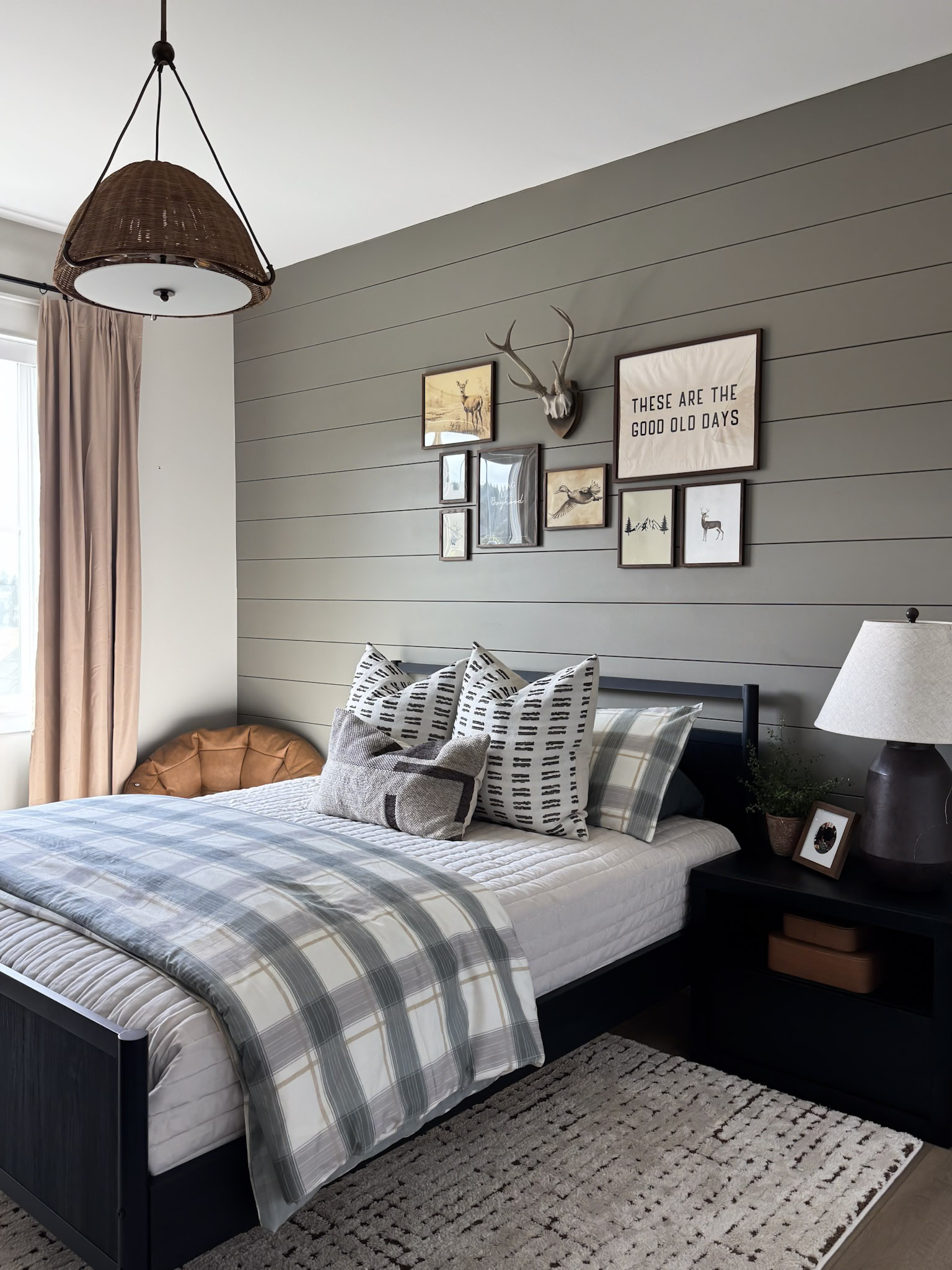Absolutely loving Remington’s boy room refresh! This queen bed is a dream and such a great value for the price. 🖤

Boys’ bedroom inspo. Neutral decor. Bedding. Kids room. Comforter. Pillows. Hunting. Modern style. Modern furniture. Cabinets. Love seat. 

#LTKHome #LTKSeasonal #LTKKids