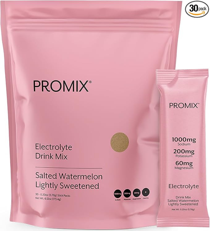 ProMix Nutrition Electrolytes Powder Hydration Packets - Himalayan Pink Salt, Magnesium, Potassiu... | Amazon (US)