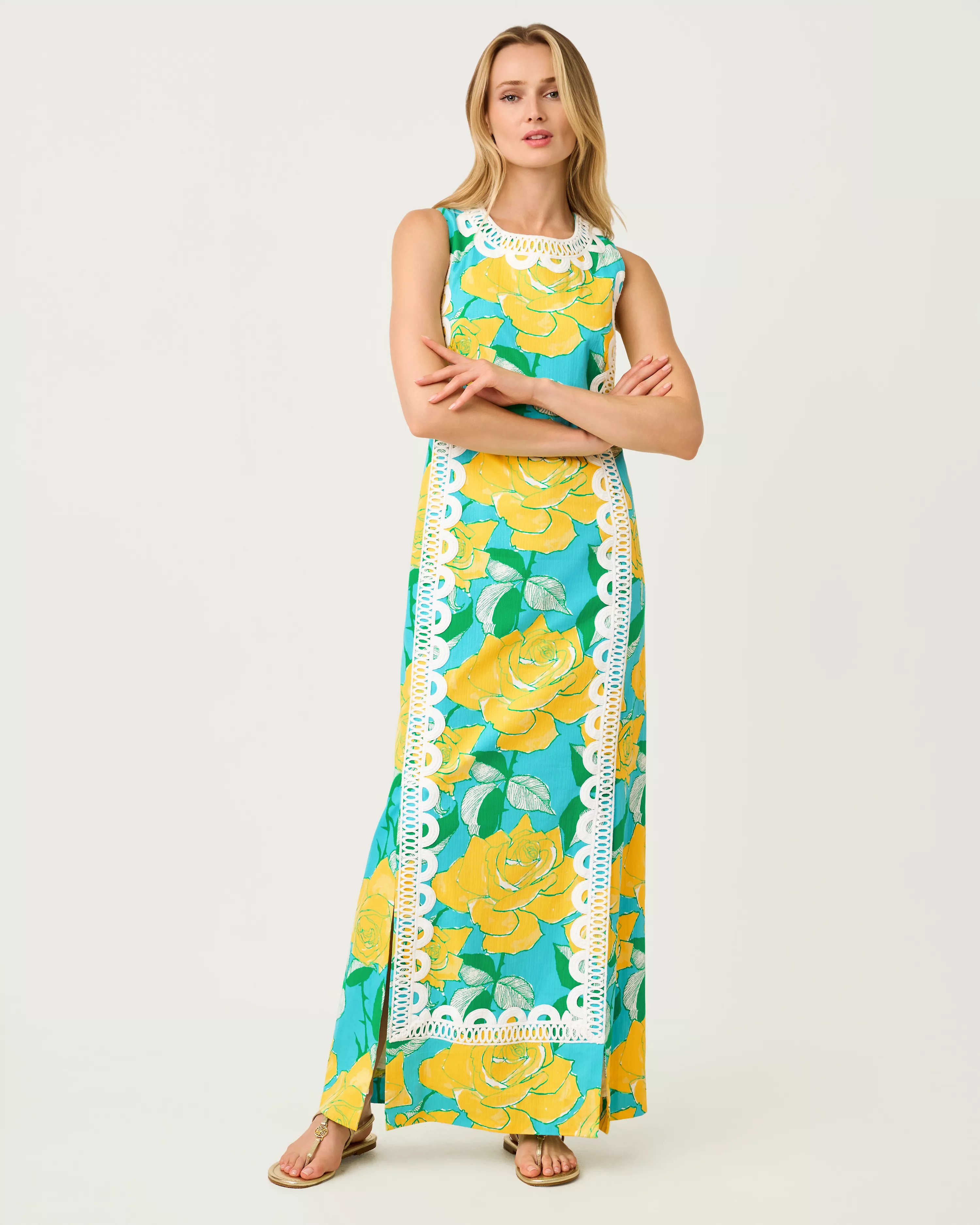 Lotta Stretch Maxi Shift Dress | Lilly Pulitzer
