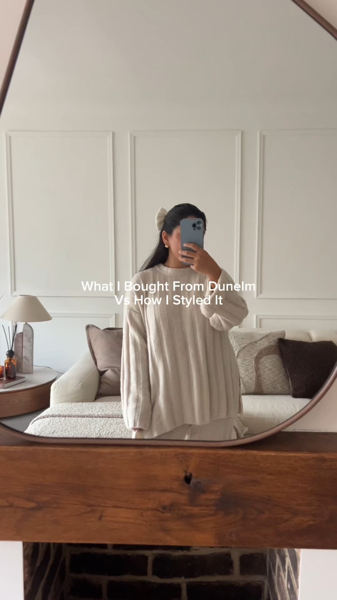 What I Bought vs. How I Styled It — Dunelm edition! Turning simple finds into cozy statement pieces for the living room. 

- my mirror and chair is OOS but I've linked alternative 
- the two patterned cushions are H&M
- the boucle brown cushion, lamp is next 


#HomeStyle #DunelmFinds #LivingRoomGlowUp

#LTKspring #LTKstyletip #LTKhome