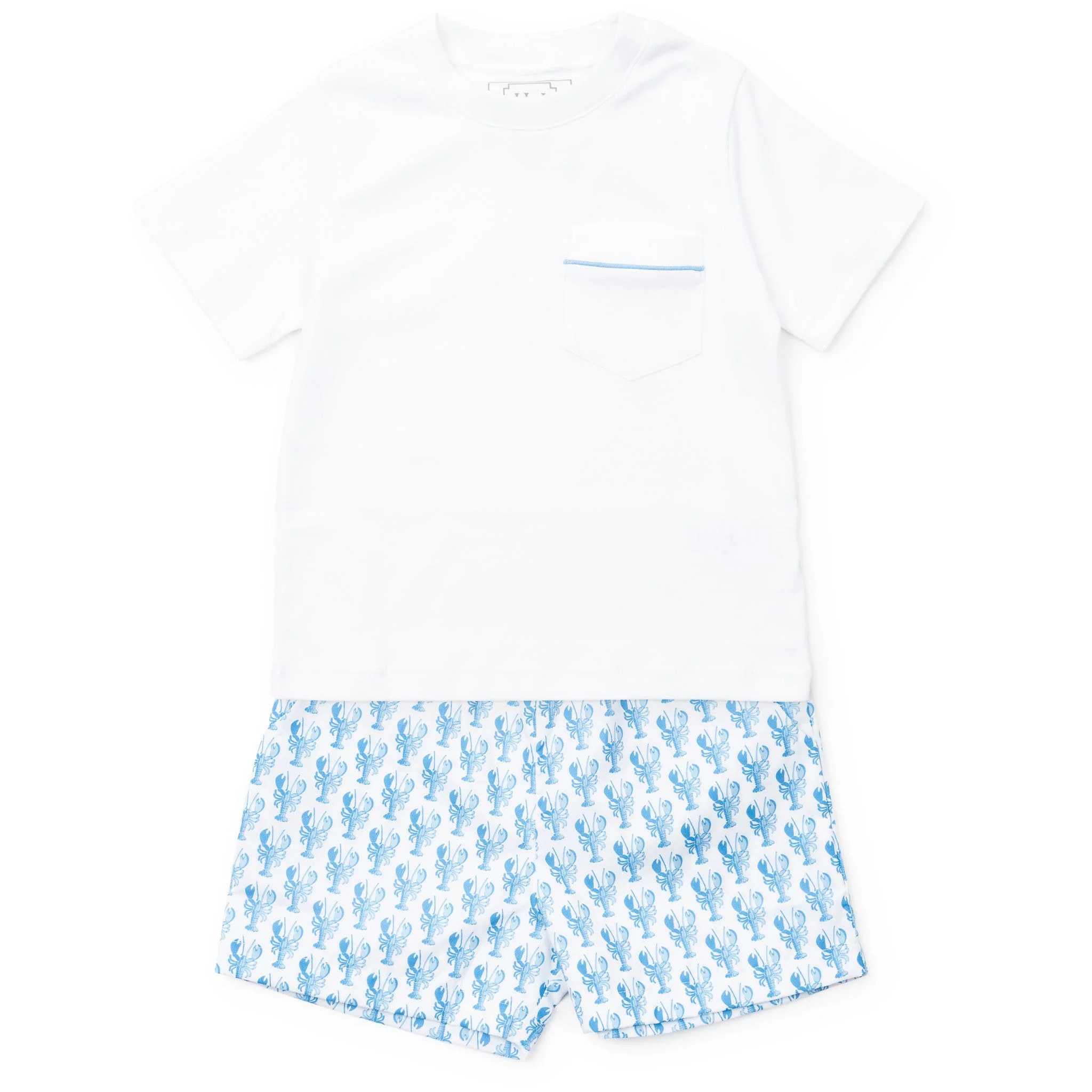 Hudson Boys' Short Set - Maine Lobsters | Lila and Hayes