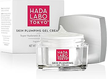 Hada Labo Tokyo Skin Plumping Gel Cream with Super Hyaluronic Acid & Collagen, 1.76 Fl Oz, Non-Co... | Amazon (US)