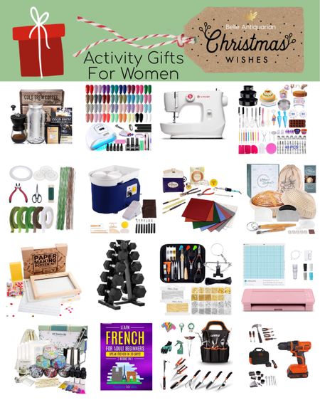  Activity gifts for women! These are great gift ideas for women who are looking to start a new hobby or to just find something to do that’s not on their cell phone.￼

#LTKHoliday #LTKGiftGuide #LTKsalealert