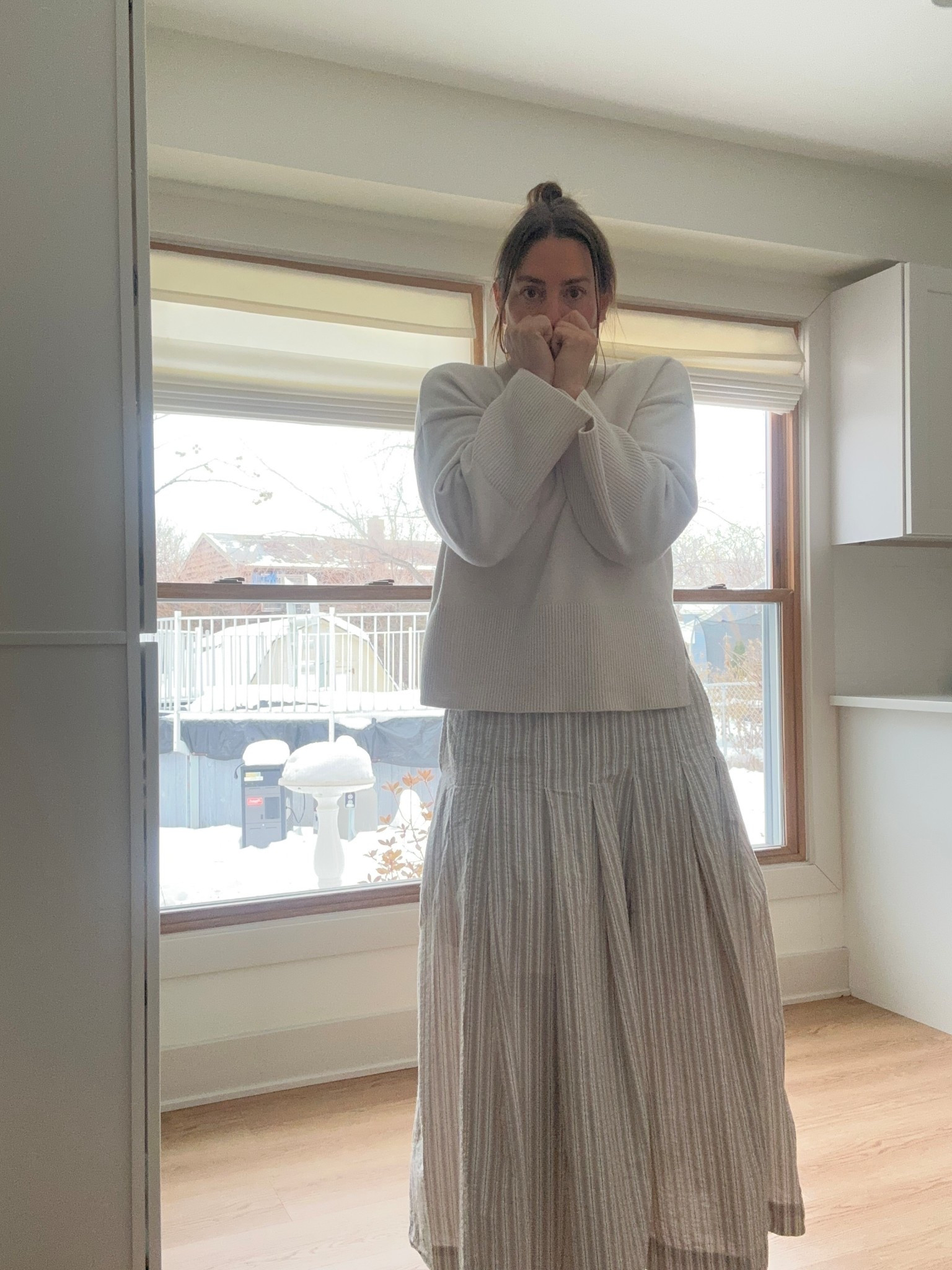 Cold Temps?! Reach for the wool! 🐑 

Three reasons to wear wool: 
1. Exceptional Warmth – Wool naturally traps heat while still allowing your skin to breathe, keeping you cozy without overheating.
2. Moisture-Wicking & Odor-Resistant – It pulls moisture away from your skin and resists odors, so you stay dry and comfortable all day.
3. Naturally Insulating Even When Wet – Unlike many fabrics, wool keeps its insulating power even if it gets damp, making it one of the most reliable winter materials out there.

#LTKSeasonal #LTKootd #LTKOver40