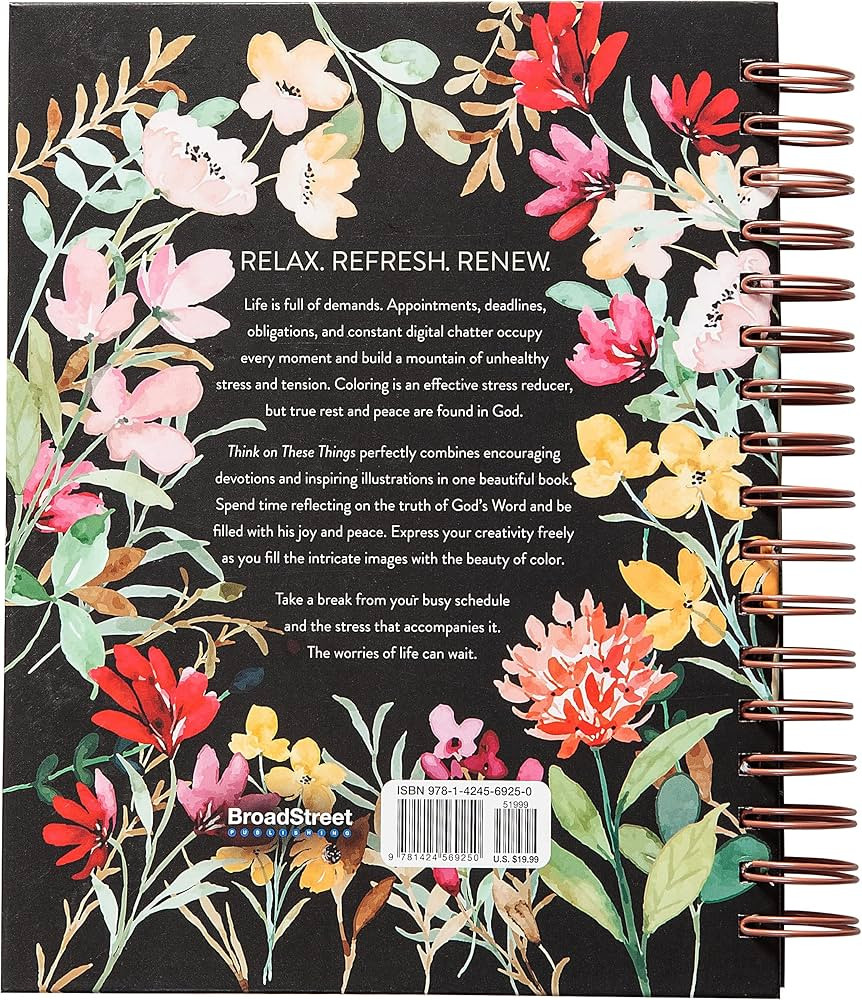 Think on These Things: Devotional Coloring Book | Amazon (US)