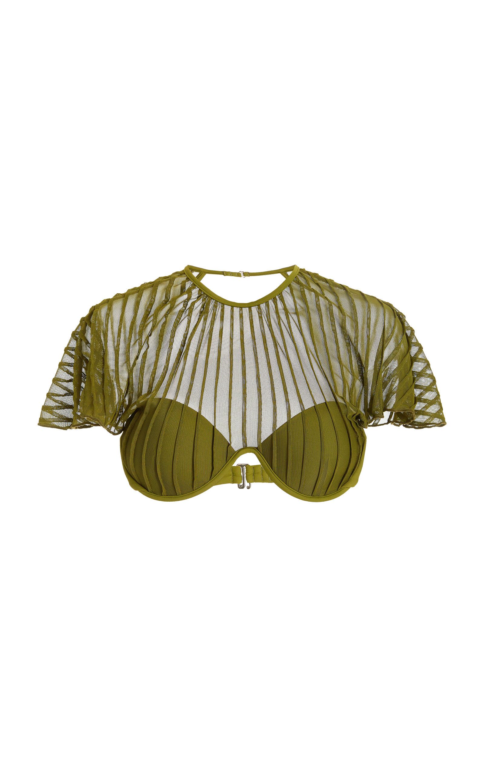 Gara Pin-Tucked Bikini Top | Moda Operandi (Global)