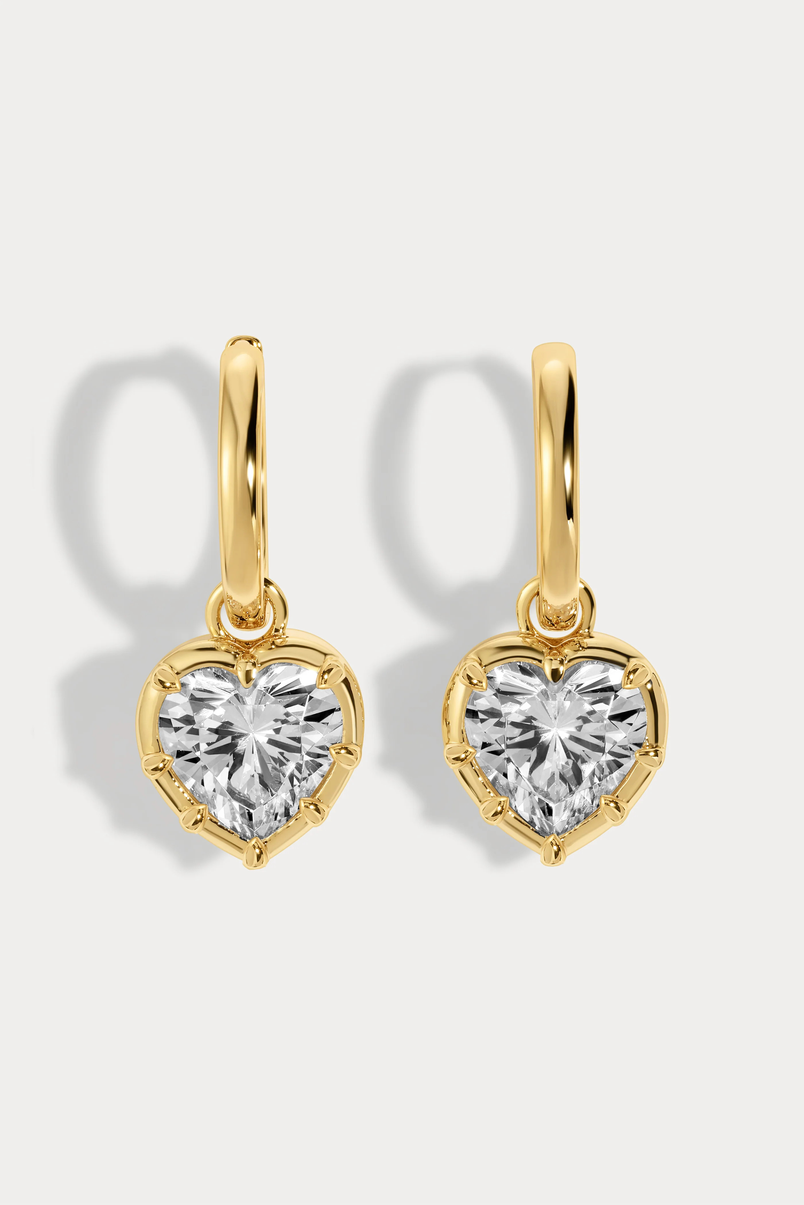 Large Cleo Heart Huggies | Lili Claspe