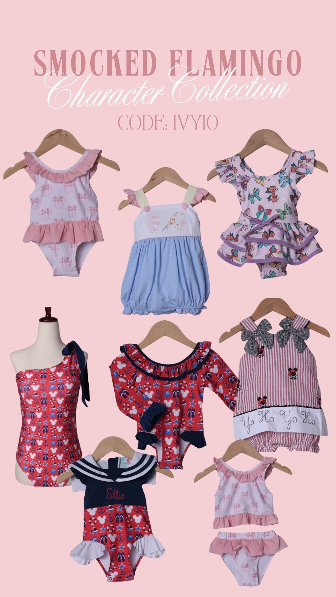 Disney new arrivals from smocked flamingo! Code IVY10 to shop 🐭✨

#LTKBaby #LTKKids