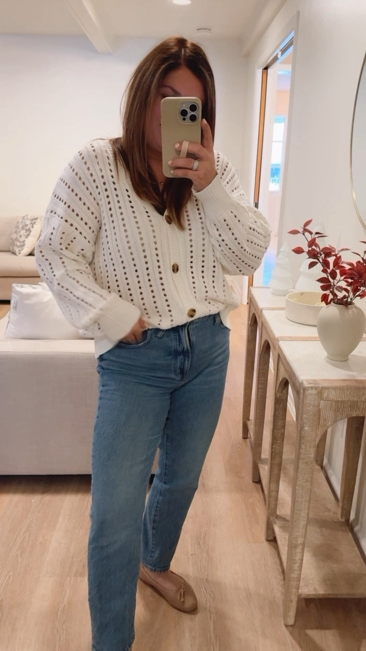 This new Pointelle Boyfriend Cardigan is beautiful and under $17! Perfect for spring. I sized up for an oversized fit and love it 🤍

Walmart Fashion 

#LTKVideo #LTKSeasonal #LTKover40