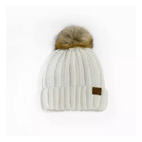 Women's C.C Sherpa Lined Pom Beanie | Scheels Sports