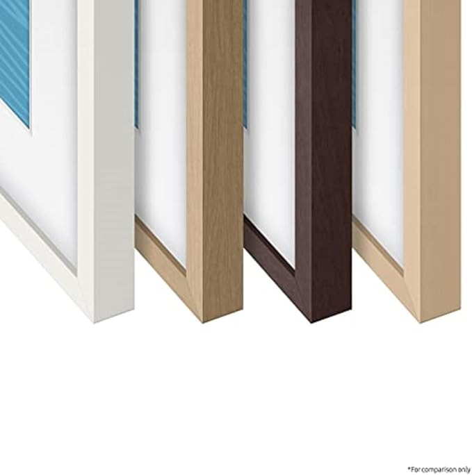 SAMSUNG 50-inch The Frame Customizable Bezel, Modern White (VG-SCFA50WTBZA, 2021 Model) | Amazon (US)