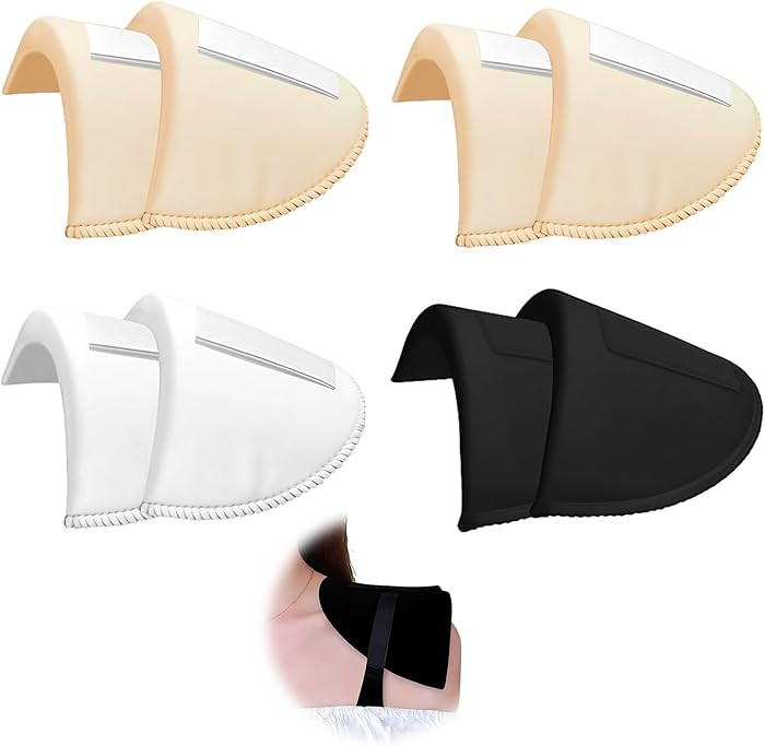 CllyCnny Shoulder Pads for Women Clothing-No-Sewing Required Anti-Slip Detachable Reusable Soft S... | Amazon (US)