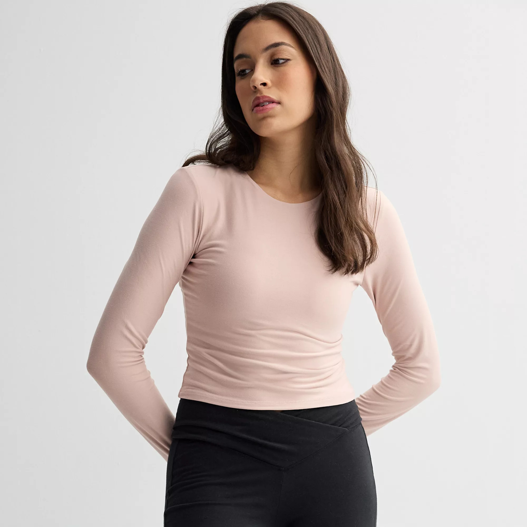 Juniors' Pink Republic Yummy Double Layer Top | Kohl's