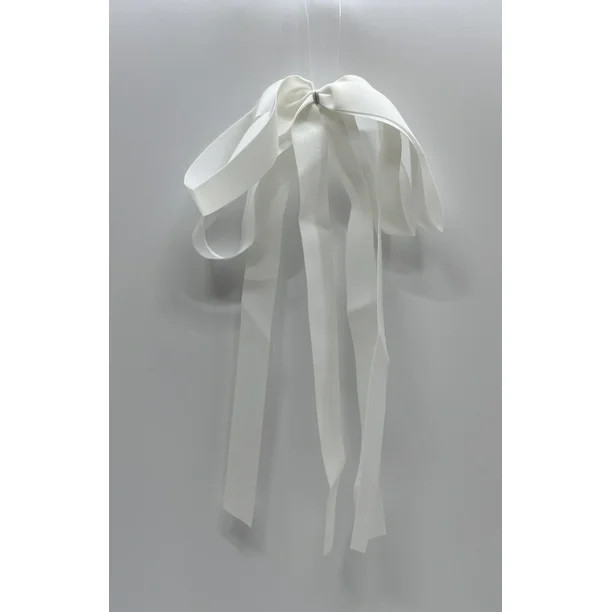 10 Count White Velvet Christmas Drape Bow, 9"x14", by My Texas House | Walmart (US)