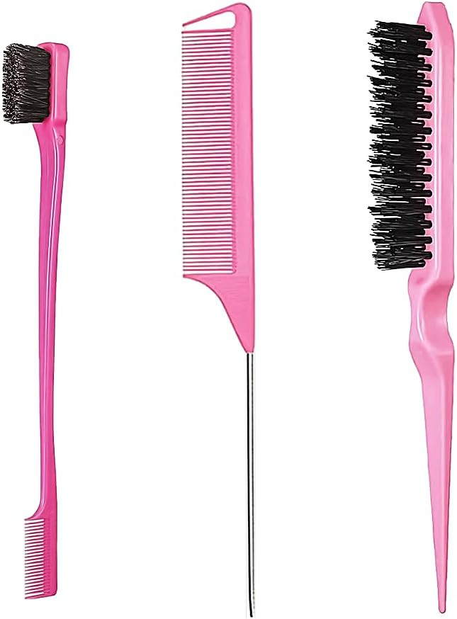 Peigne de Cheveux, 3 Pièces Set Brosse à Taquiner, Peigne à Double Tranchant, Peignes de Coiff... | Amazon (FR)