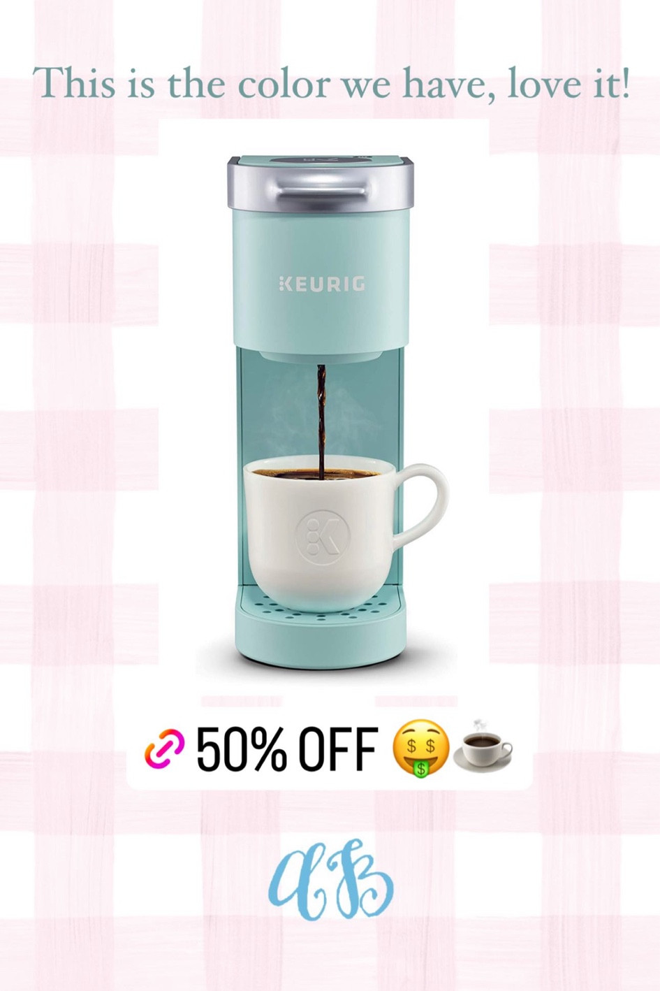 Keurig in Oasis. 50% off today! Great Christmas gift! 

#LTKCyberweek #LTKGiftGuide #LTKunder50
