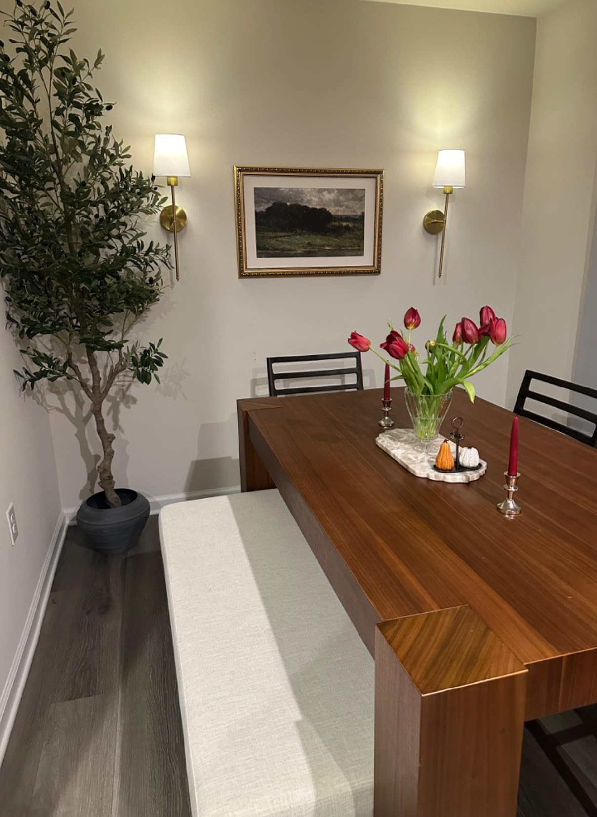 ARPEOTCY Vintage Gold Framed Wall Art, 13x16 inch Classic Sky Clouds Study Pictures Paintings, Vi... | Amazon (US)