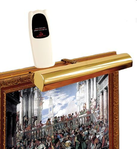 Concept 101L Cordless Remote Control LED Picture Light- 11 1/2 inch Polished Brass | Amazon (US)