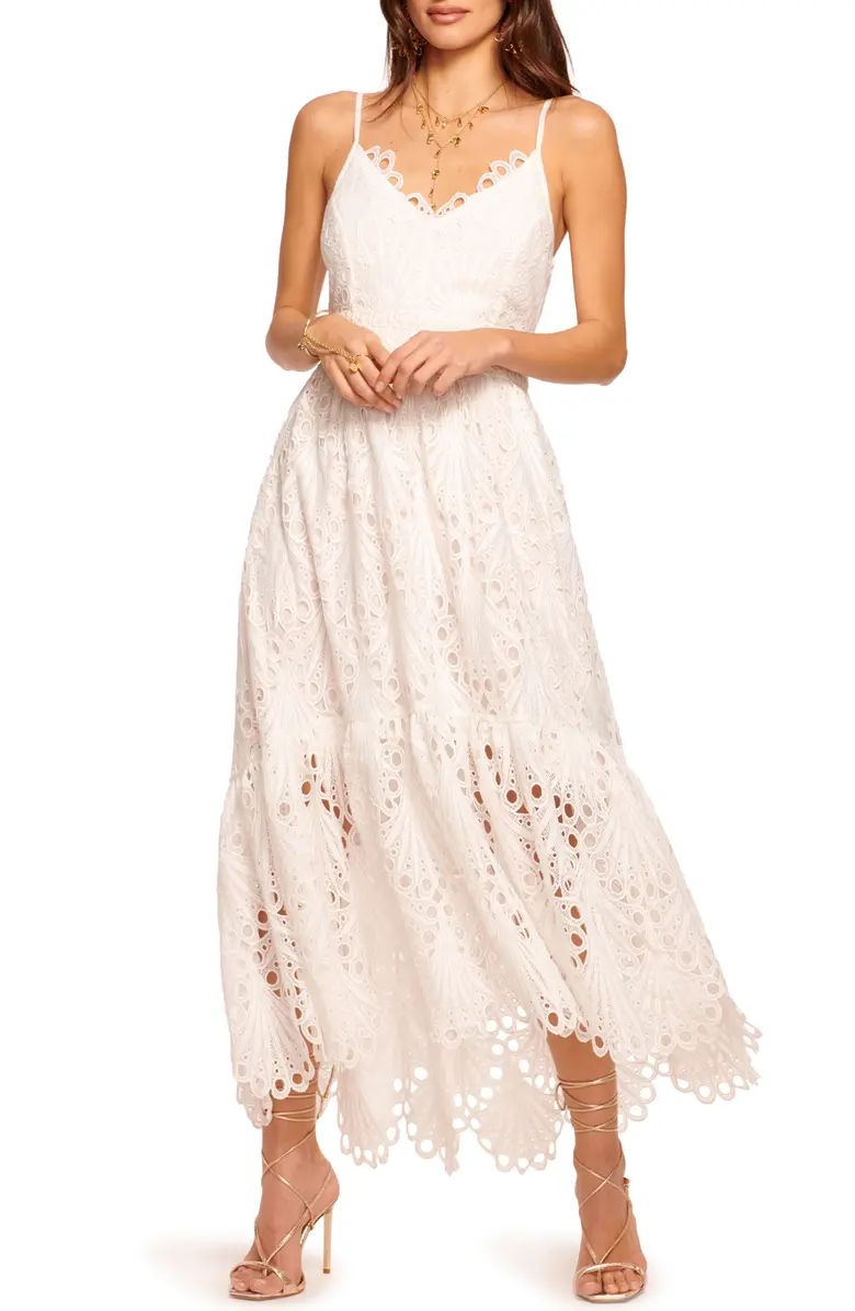 Belle Embroidered Lace High-Low Dress | Nordstrom