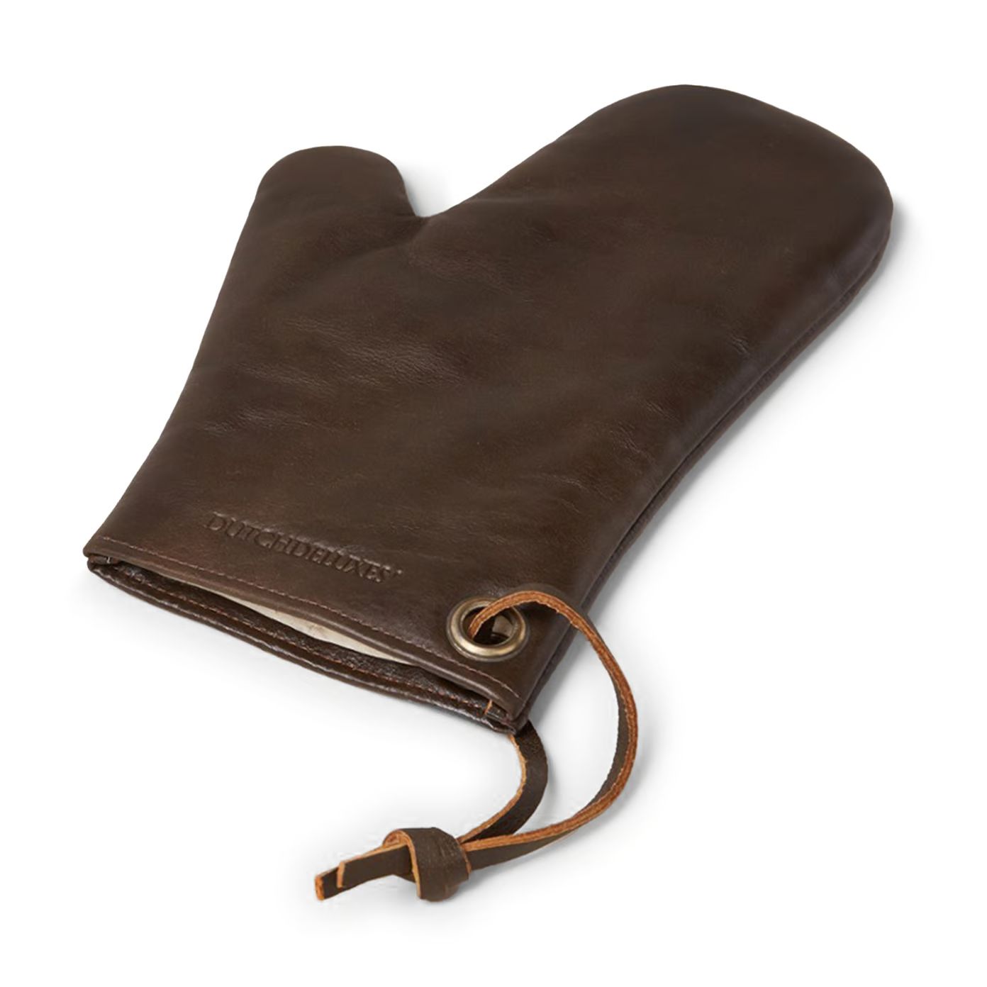 Dutchdeluxes Leather Oven Mitt | goop | goop