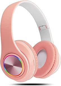 Bluetooth Headphones Over-Ear, 60 Hours Playtime Foldable Lightweight Wireless Headphones Hi-Fi S... | Amazon (US)