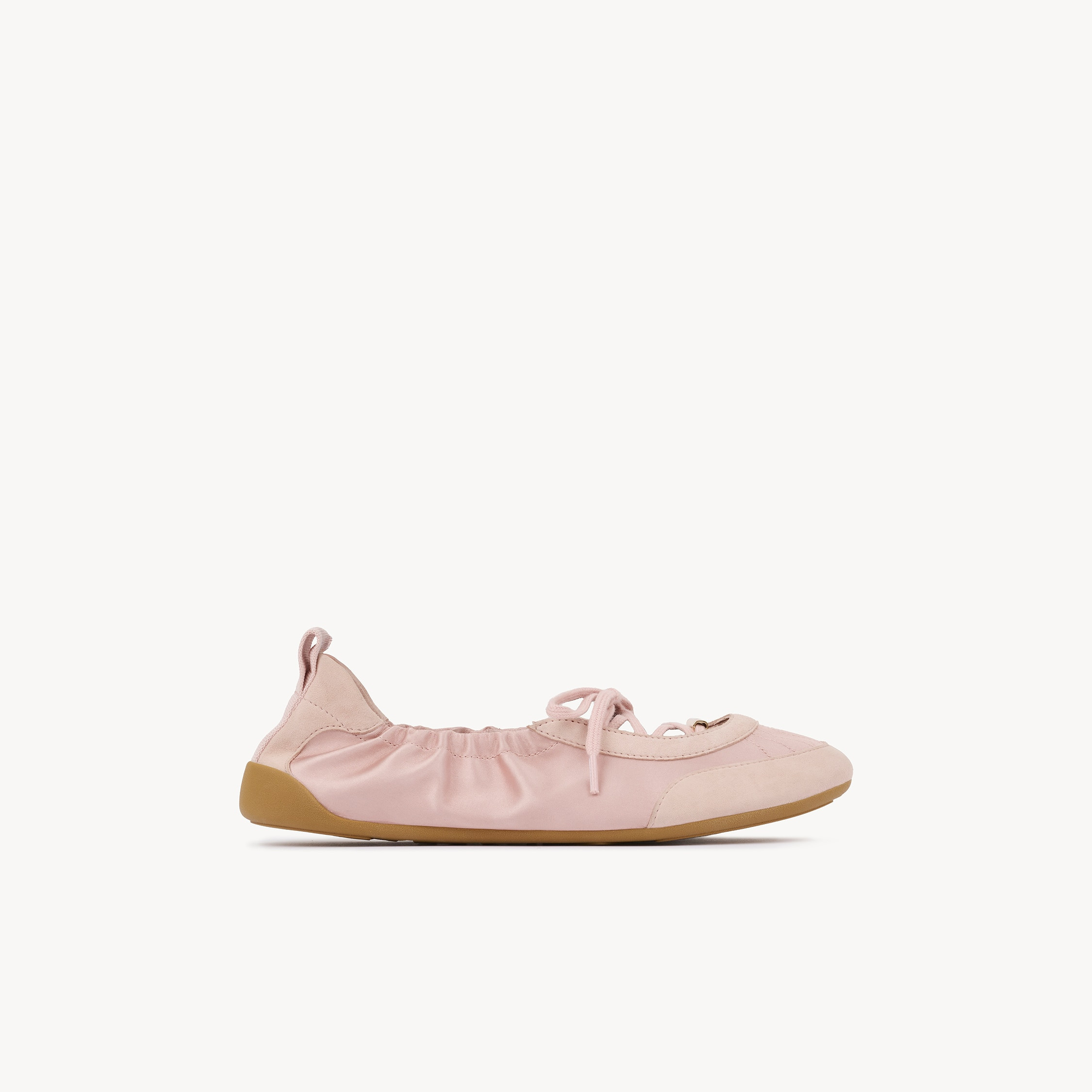 Chloé - Chloé Kick ballerina sneaker - Ballet Pink - 36 - Polyester | Chloe US