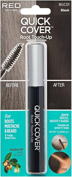 RED by KISS Quick Cover Root Touch Up Rescue (Black), Mascara Natural Water-Resistant Temporary G... | Amazon (US)