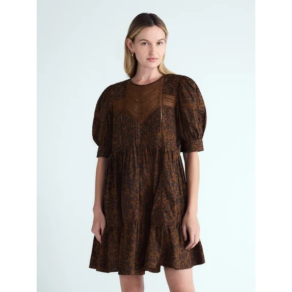 Scoop Women's Lace Mini Dress, Sixes XS-XXL | Walmart (US)
