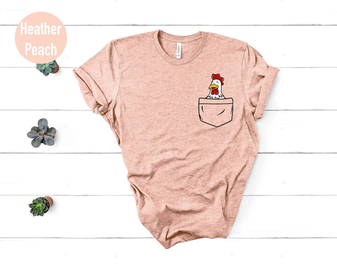 Chicken Lady T-Shirt, Funny Chicken T Shirt, Chicken Farmer Shirt, Cute Chicken TShirt, Sassy Chi... | Etsy (US)