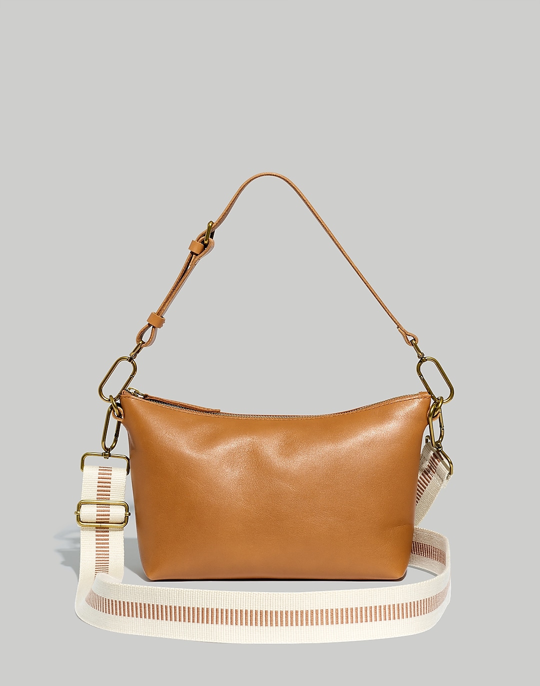 The Leather Carabiner Crossbody Sling Bag | Madewell