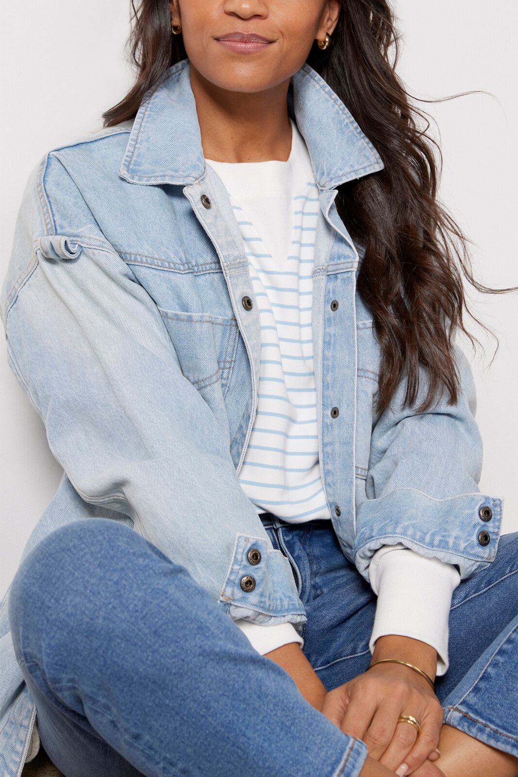 Mandy Denim Jacket | EVEREVE