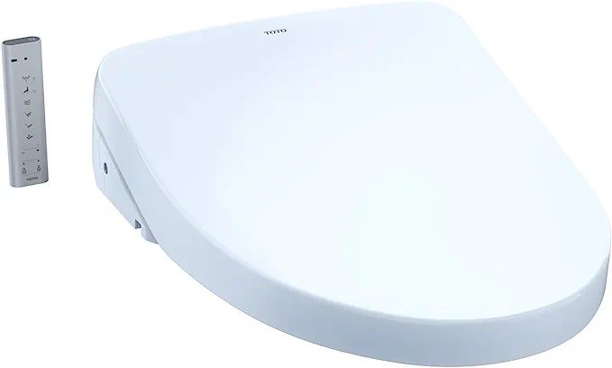 TOTO SW3056#01 S550E Electronic Bidet Toilet Seat with Cleansing Warm, Nightlight, Auto Open and ... | Amazon (US)